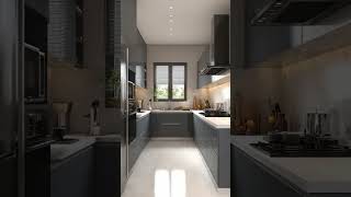 modular kitchen colour combination #shortvideo #viralshort