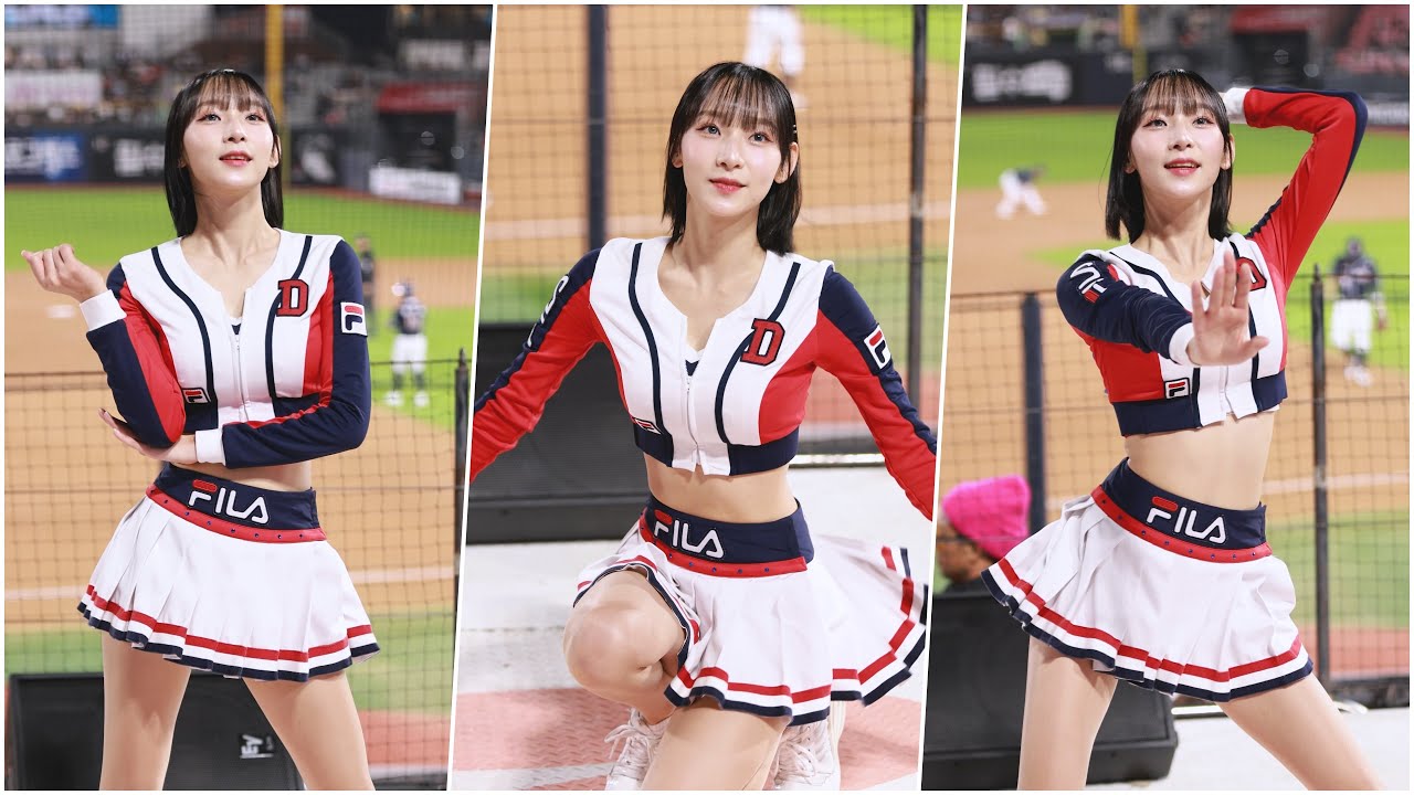 'I AM(IVE) 공연' 정희정 치어리더(Jeong Huijeong) 직캠 @프로야구(두산베어스)/Ktwiz파크/231010/4K By 쵸리(Chori)