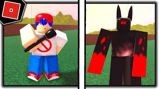 How to get CARTOON CAT MAD and BOY BADGES + MORPHS/SKINS in TREVOR CREATURES TEST! - Roblox