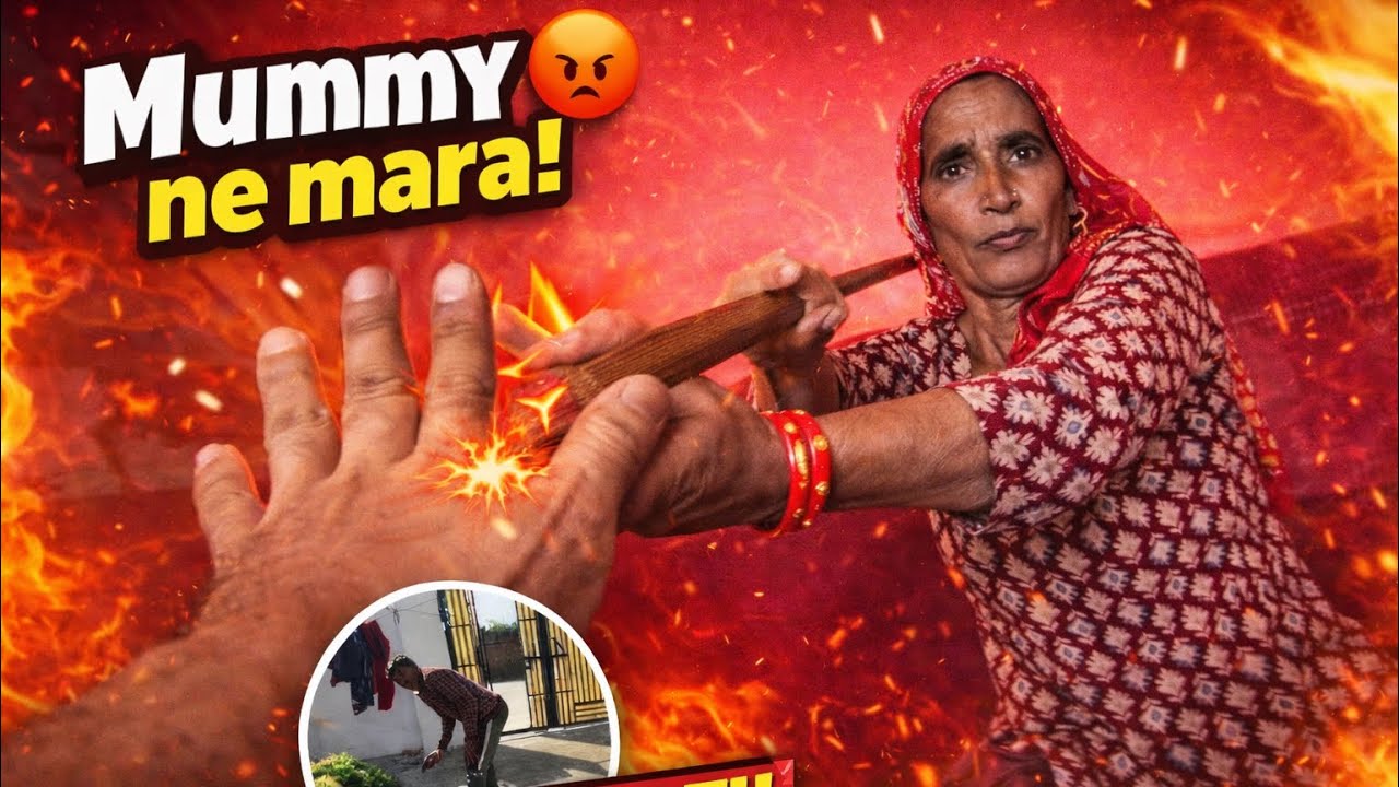 Mummy 😡 Ne Mara! | Ghar Ka Sabse Bada DANGER ALERT 😂 // @Thekoki1 