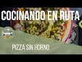 #1🍳¿Cómo COCINAR en una FURGO CAMPER? 🚐 Pizza sin horno en la Furgo | Cocinando en Ruta