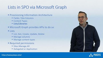 Episode #196 - Provisioning Lists in SharePoint Online via Microsoft Graph
