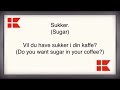 Learn Danish - 300 basic nouns with example sentences!