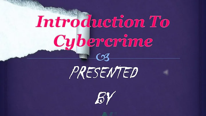 Cybercrime - Brief Introduction.