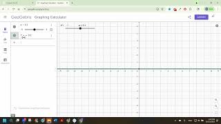 GeoGebra How to use sliders