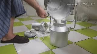 طريقة استخراج الزبدة من الحليب