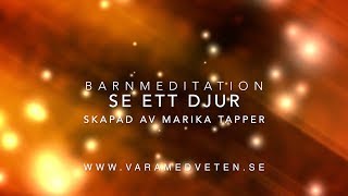 BarnMeditation för att sova - Se ett djur