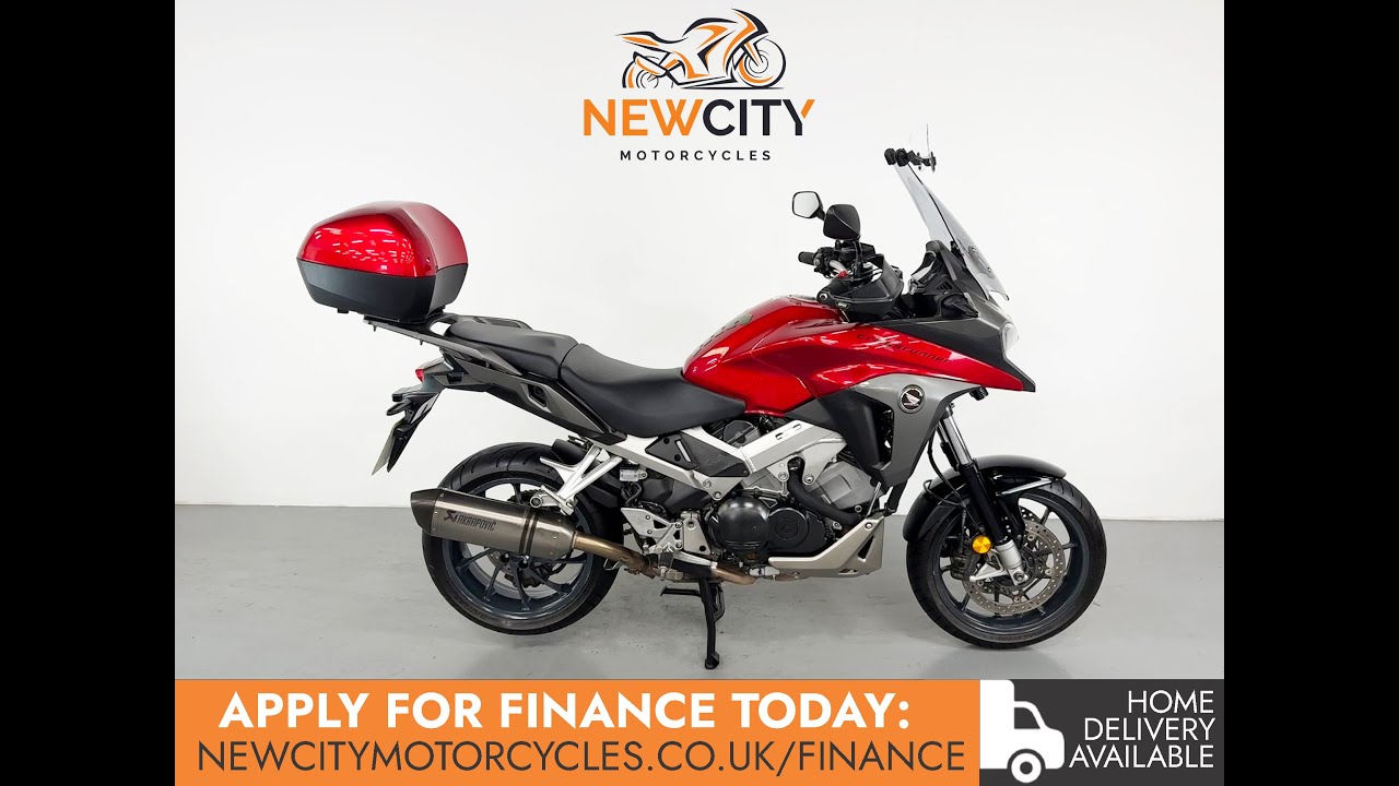 Honda VFR800X Crossrunner 800 Red 20466 Miles Used - YouTube