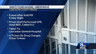 Lancaster County Prisoner found hanging in cell