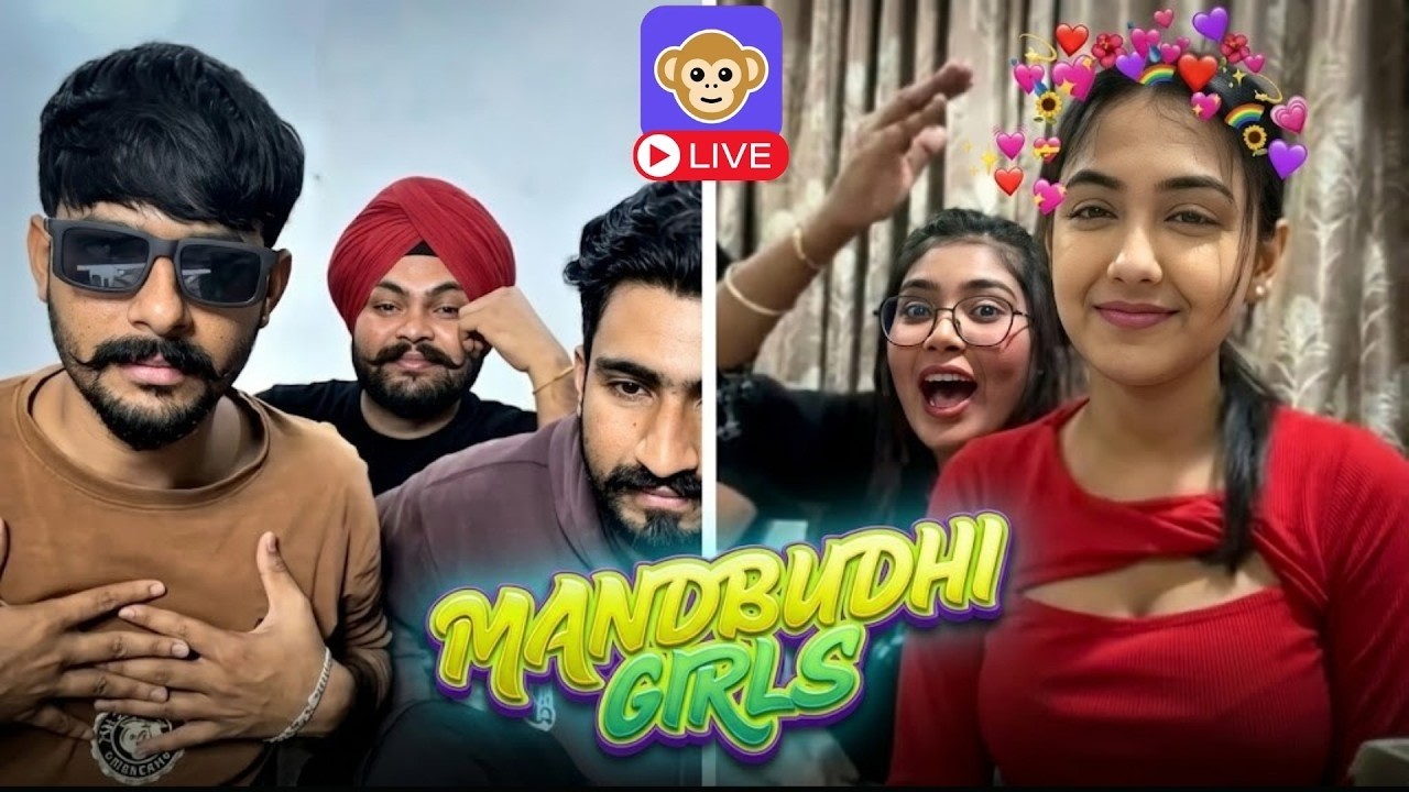 LIVE 🔴 Talking to Random Girls on Monkey Live !