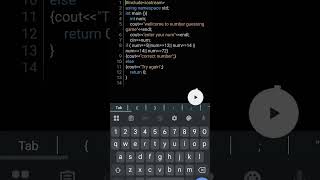 "Coding on phone 🙃"(part 4)#C++#programming#codingpractices #C++ #lovecoding #codelearning
