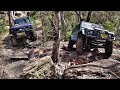 4x4 Short Cut Trail to 80 Series Hill - Land Rover 110 &amp; Discovery 1 300tdi