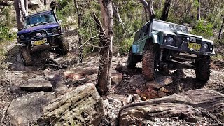 4x4 Short Cut Trail to 80 Series Hill - Land Rover 110 &amp; Discovery 1 300tdi