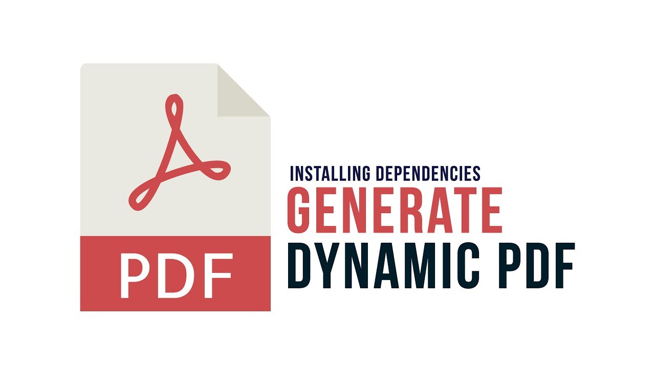 Generate Dynamic PDF in PHP : Installing Dependencies - Part 1