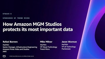 AWS re:Invent 2023 - How Amazon MGM Studios protects its most important data (STG225)