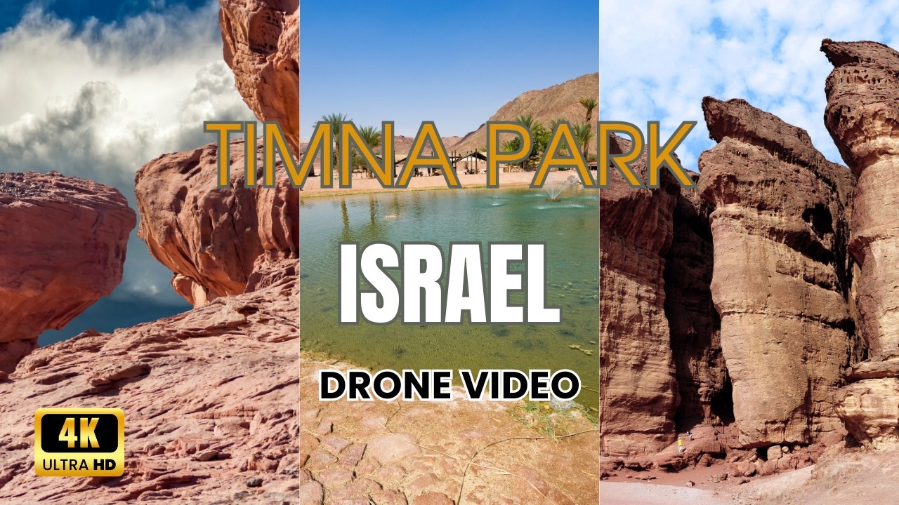Timna Park, Israel 🇮🇱 | What Israel Looks Like Right Now from Above (4K Drone)