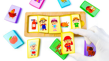 Item Relationships Matching Games | Logic Games For Kids | Sorting and Matching Puzzle Activities 🧠🧩