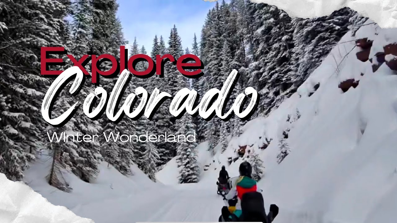 Epic Colorado Winter Adventure! Snowshoeing in Rocky Mountain National Park & Snowmobiling in Vail!