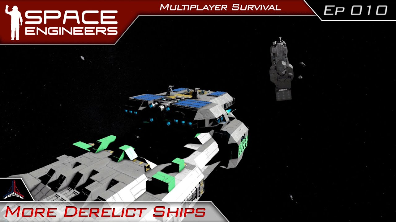 Space Engineers Modded Survival | More Derelict Ships | #010 - YouTube