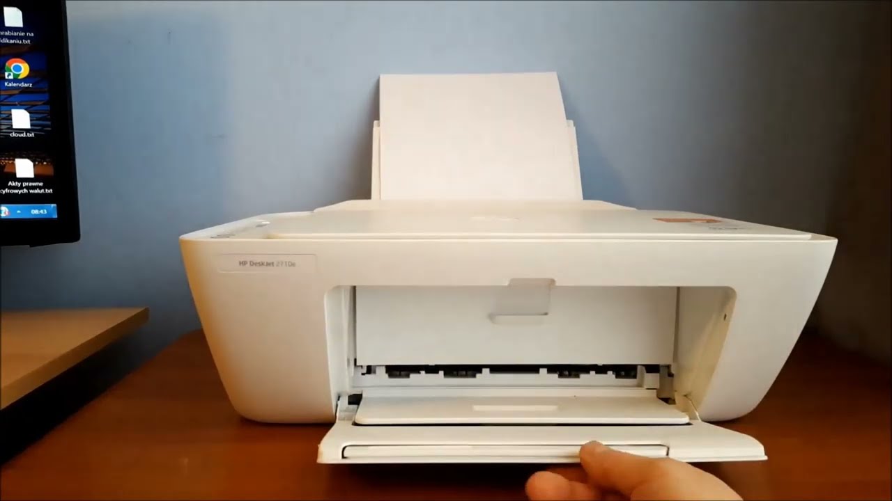 Jak wymienić czarny tusz w drukarce HP 2710e YouTube