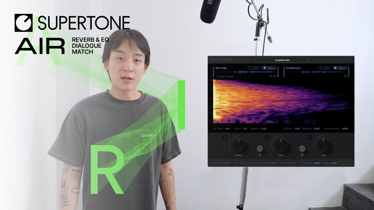 Supertone Air: Reverb & EQ Dialogue Match