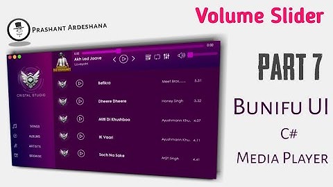 #7 setup to Volume button in C# Visual Studio