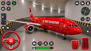 Red Diamond Airplane in 3D Driving Class! 😱 Driving a Giant Passenger Jet Through a Tunnel ✈️  Game screenshot 3