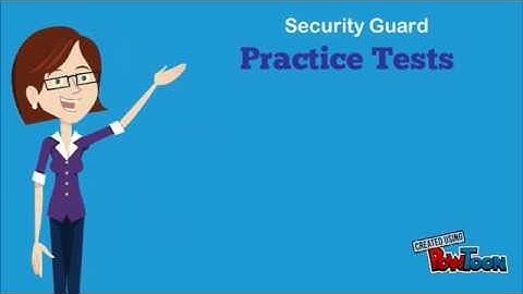 Security Guard Job Practice Test 1