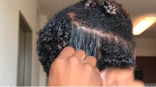 Watch Me Turn my Fro into Curls!| Wash and go on Tapered TWA