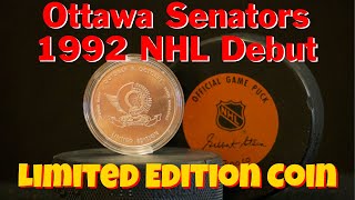 Ottawa Senators 1992 NHL Debut Coin
Im originally from Ottawa Canada and was an original Season Ticket Holder for the expansion NHL team the Ottawa Senators back in 1992. It took years to get the team, and when that first official game took place it was like nothing Id ever been a part of before. In this video Ill share some stories about how the city was able to get a team, our person journey to become season ticket holders and then a closer look at a limted edition coin I had received at that first game. Keep on Collecting!
Make sure to subscribe so you receive notification of new videos.
I ❤️ getting mail ✉️, if you would like to send me something please send it to:
David Klinck
DavidsCoinTravels
P.O. Box 135512
Clermont, FL 34713
If you would like to donate to the channel the best way is PayPal using paypal.me/davidscointravels
Blog: davidscointravels.blog
Instagram: instagram.com/davidscointravels
Facebook: facebook.com/davidscointravels
Twitter: @davidscointrvls
Help show your support with a T-shirt:
https://shop.spreadshirt.com/Davidscointravels/ Ottawa Senators 1992 NHL Debut Coin