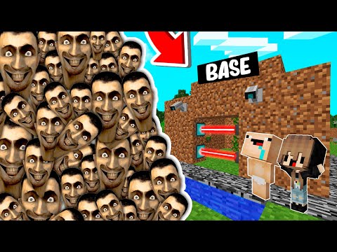 RETO DE LA BASE VS 1000000 SKIBIDI TOILET 😨😱 BASE BEBE NOOB VS SKIBIDI TOILET en MINECRAFT