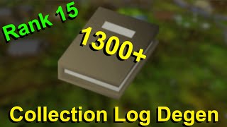 Officially Part of the 1300 Collection Log Gang ~ Ironman Collection Log Degen E95