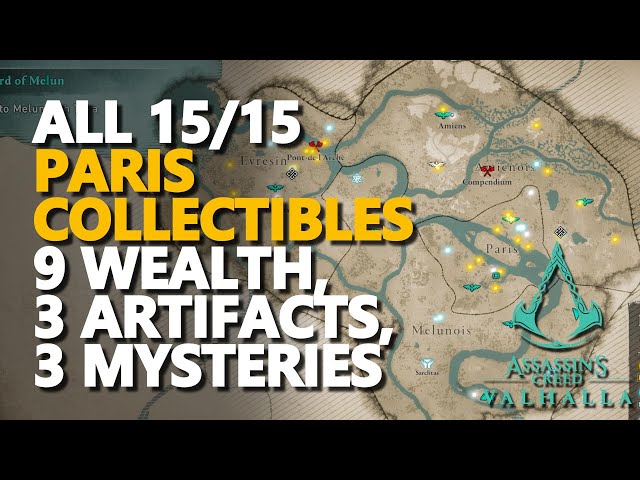 Assassin's Creed Valhalla Paris All Wealth Locations