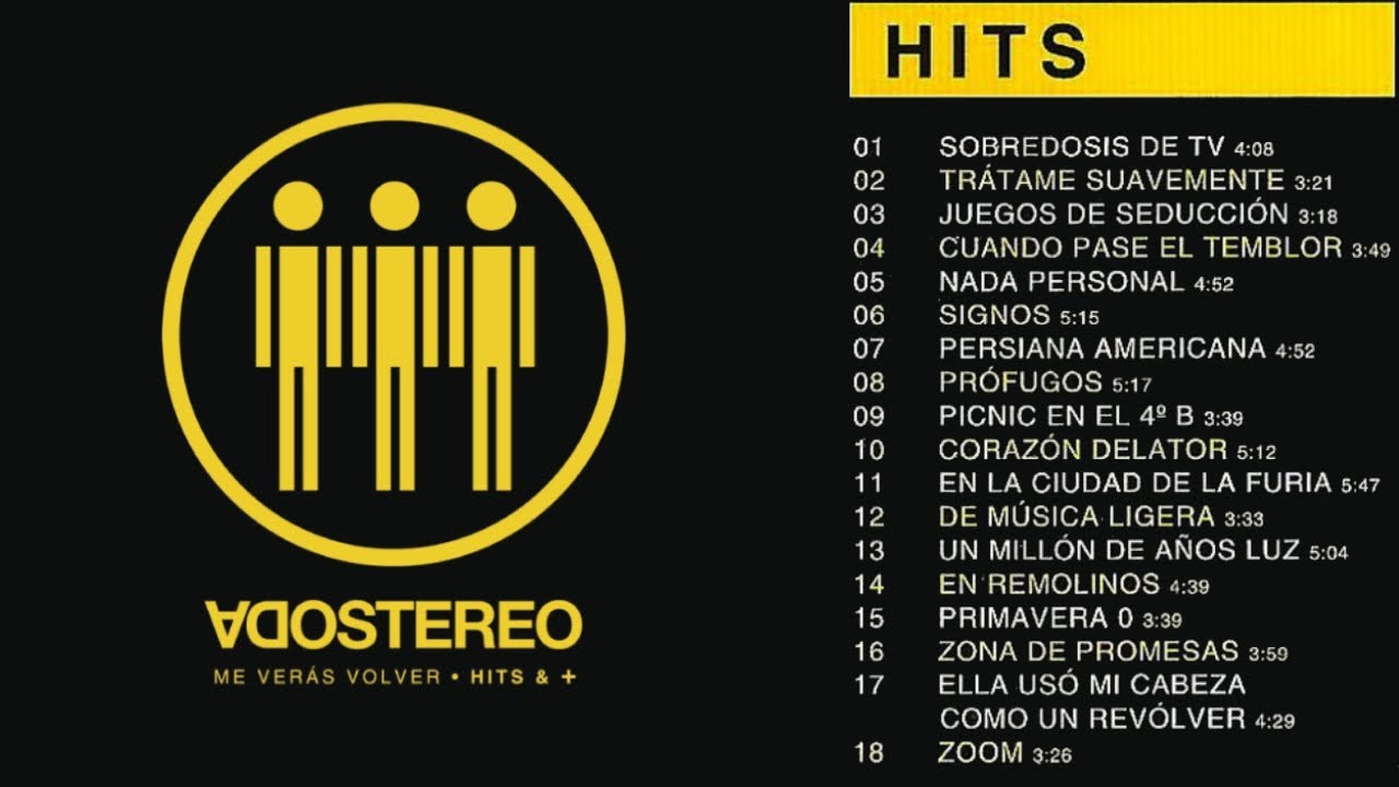 Soda Stereo   Me Vers Volver Hits   lbum 2007 Completo