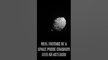 Echte beelden van een ruimtevaartuig dat op een asteroïde neerstort!