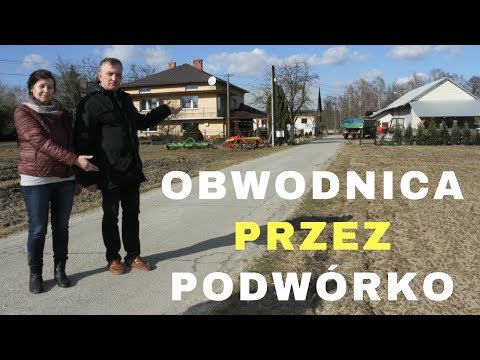 Zrobili im wiejską obwodnicę przez środek podwórka