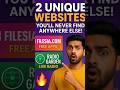 2 Unique Websites You’ll Never Find Anywhere Else! #shorts