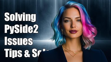 Solving Common PySide2 Issues on Windows: Tips and Solutions