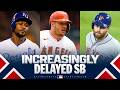 Increasingly delayed steals in MLB history! (Ft. Trout, Dyson, Rajai AND MORE) 🏃‍♂️🚦 MLB Highlights