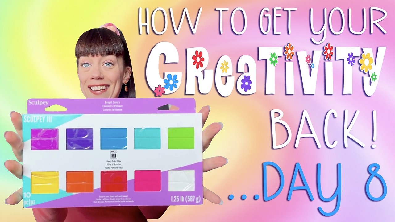 Day 8 of Getting My Creativity Back 🎨 Full-Length Polymer Clay Sculpting Session 🌻