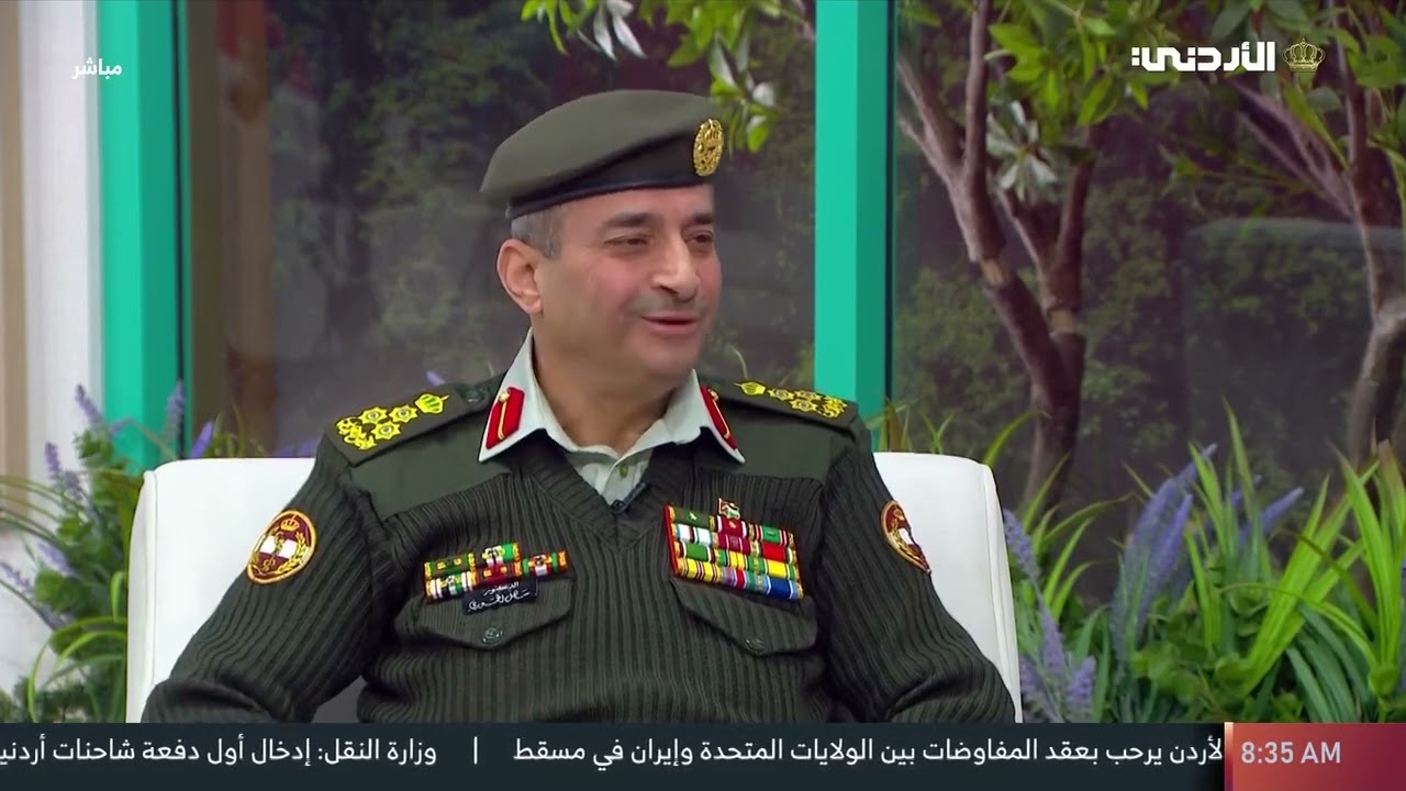 مقابلة مع التلفزيون الاردني للحديث عن افتتاح مجمع طب و جراحة الفم و الاسنان العسكري.