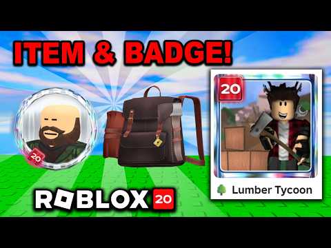 How to get LUMBER TYCOON 2 BADGE &amp; ITEM!! | The Hunt 20 Roblox