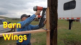 Racing the Rain on My Pole Barn | Engels Coach Shop