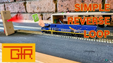 N Scale Layout in a Rental - EP 5 - Simple Reverse Loop
