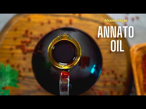 Annatto Oil Recipe - Alkaline Vegan Achiote Oil - Annatto Oil Is The Best Palm Oil Replacement