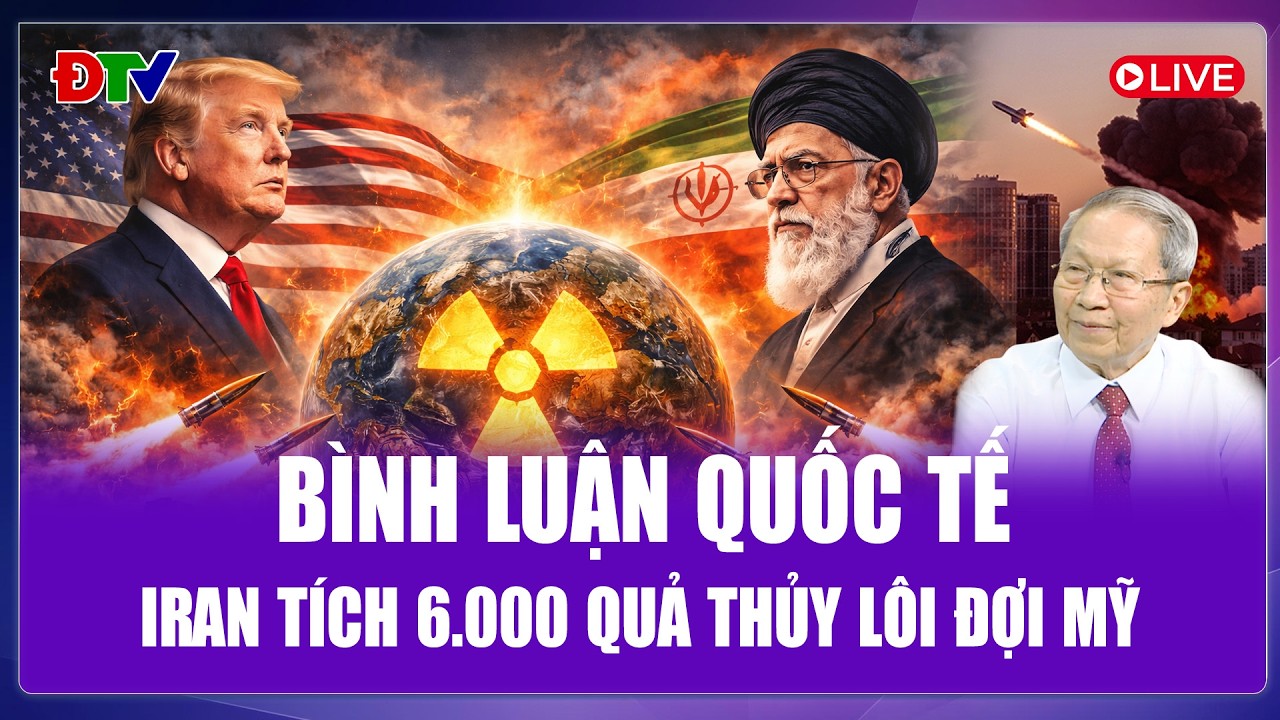🔴[Trực tiếp] Bình luận Quốc tế 5/3: Iran tích 6.000 quả thủy lôi, “mai phục” ở eo biển Hormuz đợi Mỹ