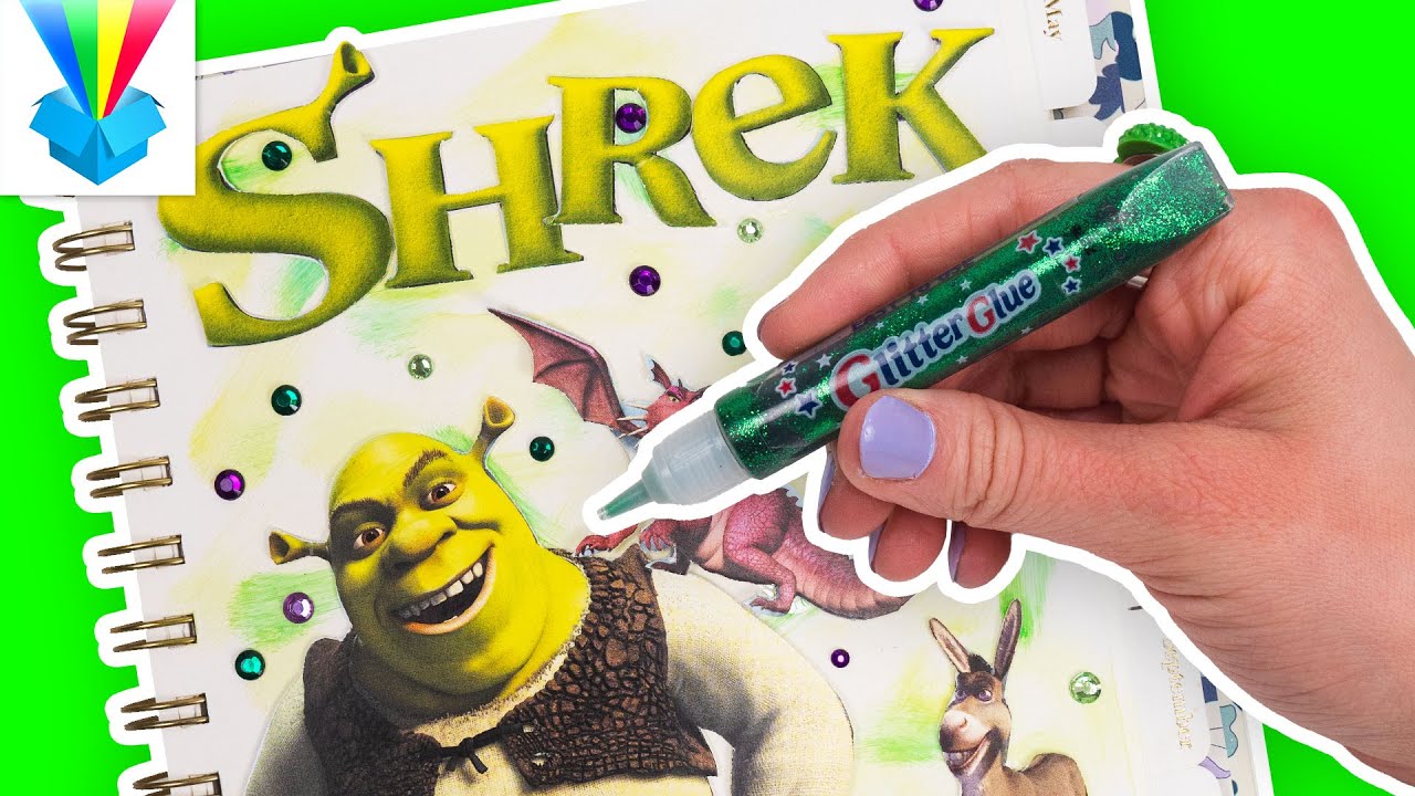 Kicsomi - ⭐Mimi⭐: 🎁 Shrek Scrapbook DIY 👹💚👸