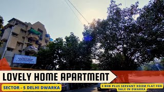 3 Bhk Plus Study Room Flat For Sale in Dwarka | Lovely Home Apartment Sector 5 Delhi Dwarka