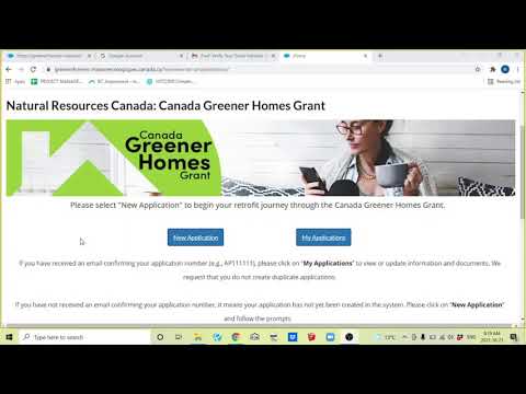 Greener Homes Tutorial (GET YOUR AP#)