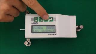 ISR-S400 Basic Operation of Roughness Tester